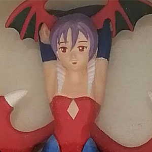 モリガン リリス ミラー パネル フィギュア 2体セット ヴァンパイアセイヴァー DXパネル&フィギュア
