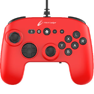 CYBER・ゲーミングコントローラー6B 有線タイプ レッド(Switch2用)