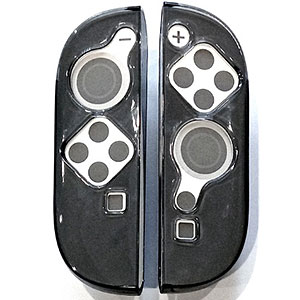 CYBER・TPUグリップカバー クリアブラック (Switch2 Joy-Con2用)