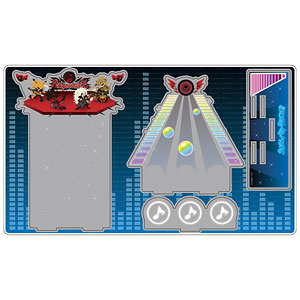 プレミアム アクリルジオラマプレート「SHOW BY ROCK！！」28/シンガンクリムゾンズ(公式イラスト)