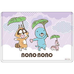 キャラクリアケース「ぼのぼの」08/梅雨ver. 集合デザインB(公式イラスト)
