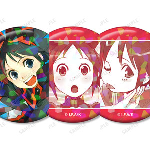 黒魔女さんが通る！！ 黒鳥千代子 ホログラム缶バッジ3個セット