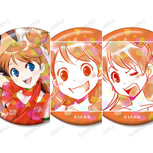 黒魔女さんが通る！！ 紫苑メグ ホログラム缶バッジ3個セット