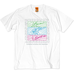 『ULTRAMAN： RISING』 第1弾 アメコミイラストTシャツ 6(親子のスペシウム光線)ホワイト L
