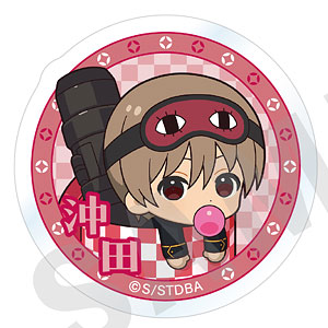 銀魂 描き下ろし 土方十四郎 65mm缶バッジ 朝は眠いが支度はするVer