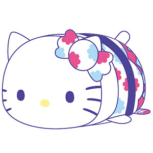 milky×サンリオキャラクターズ ぽてコロマスコットMsize A：ハローキティ