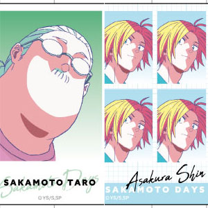 メモリーカットステッカーIDphoto SAKAMOTO DAYS レタコレ 9パック入りBOX