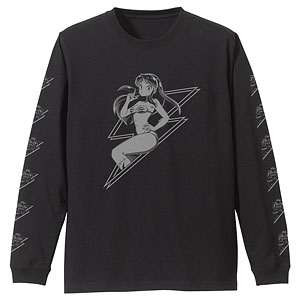 TVアニメ『うる星やつら』 ラムの電撃 袖リブロングスリーブTシャツ/BLACK-S