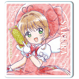 カードキャプターさくら クリアカード編 レトロポップレザーバッジ　木之本桜 木之本桜 (蓮の花柄中華風) 】 カードキャプターさくら クリア