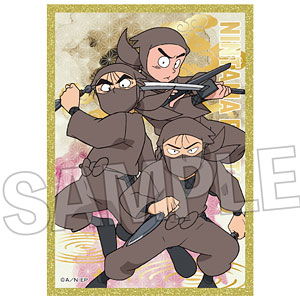忍たま乱太郎 キャラファインマット＋描き下ろし色紙 2点セット 忍たま乱太郎 描き下ろし 一年生集合 みんなで歩むの段ver. A3