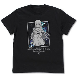 TVアニメ『Summer Pockets』 鳴瀬しろは Tシャツ/BLACK-L[コスパ