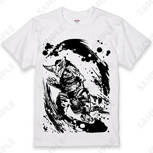 ウルトラ怪獣 墨絵風コレクション Tシャツ 4.エレキング L[ディ