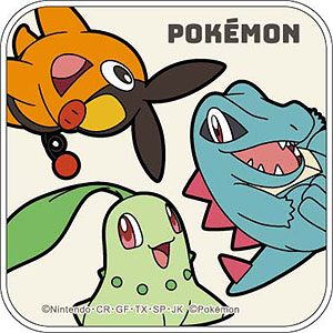 ポケットモンスター USB/USB Type-C ACアダプタ チコリータ＆ポカブ＆ワニノコ