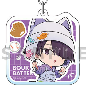桐島秋斗　レザーキーホルダー　忘却バッテリー 9_boukyakubattery_sticker_kiri
