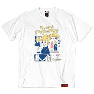 TVアニメ『東京リベンジャーズ』 第3弾 天竺編 チェキフォトTシャツ 1(武道) ホワイト XL