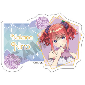 五等分の花嫁 アクリルネームバッジ 中野四葉 紫陽花ドレス