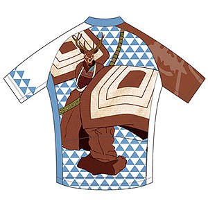 まつしまゆうこ サイクルジャージ ラグラン 暫(しばらく) - 鹿 3XL