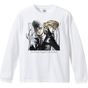 Dr.STONE リブ付ロングスリーブTシャツ 千空＆ゲン＆龍水＆クロム＆羽