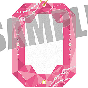 amieオリジナル ジュエリーアクリルフレーム 宝石ver. 2.ピンク