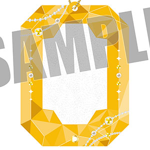 amieオリジナル ジュエリーアクリルフレーム 宝石ver. 3.イエロー