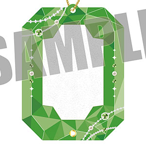 amieオリジナル ジュエリーアクリルフレーム 宝石ver. 4.グリーン