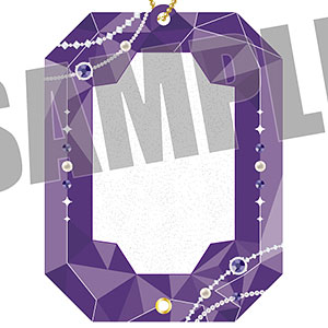 amieオリジナル ジュエリーアクリルフレーム 宝石ver. 6.パープル