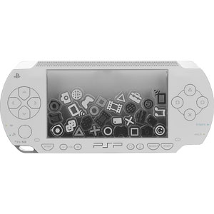 PSP (PlayStation Portable)のシャカシャカアクリルスタンド 白