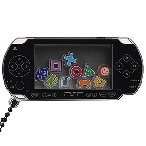 PSP 白 PSP (PlayStation Portable)のシャカシャカアクリルスタンド 白