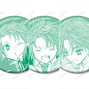 しゅごキャラ！ 相馬空海 原作コマグリッター缶バッジ3個セット