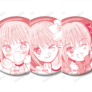 しゅごキャラ！ 結木やや 原作コマグリッター缶バッジ3個セット