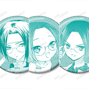 しゅごキャラ！ 三条海里 原作コマグリッター缶バッジ3個セット