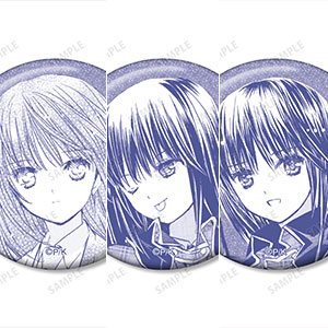しゅごキャラ！ 藤咲なぎひこ 原作コマグリッター缶バッジ3個セット