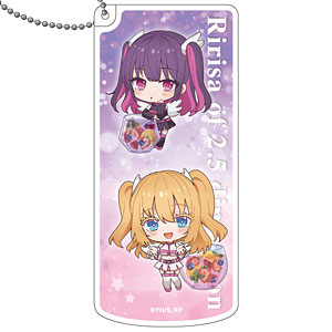 スライド式小物ケース「2.5次元の誘惑」01/リリエル＆ミリエラ ドリンクver.(ミニキャライラスト)