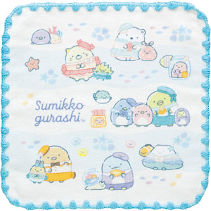 CM54202 すみっコぐらし ぺんぎんラグーン ミニタオル