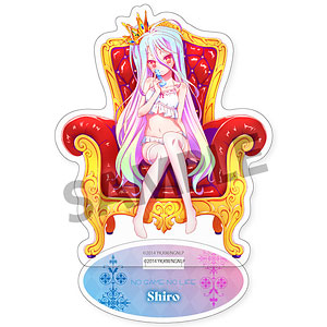 ノーゲーム・ノーライフ B賞　BIGアクリルスタンド ナイトウェア ジブリール ノーゲーム・ノーライフ 描き下ろしアクリルスタンド ジブリール