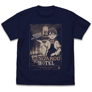 アポカリプスホテル ヤチヨ ポスター Tシャツ/NAVY-M