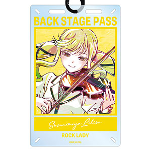 「ロックは淑女の嗜みでして」 鈴ノ宮りりさ Ani-Art カラビナ付きカード型アクリルキーホルダー