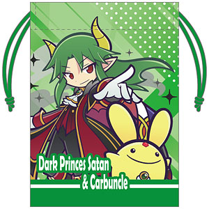 ぷよぷよ ミニ巾着 闇の貴公子サタン＆カーバンクル