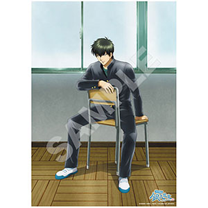 アニメキャラクター　　　非売品クリア ポスター3枚セット 3年Z組銀八先生 A4クリアポスター 04 山崎退[CS.FRONT]《10月