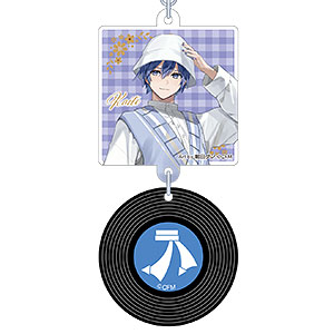 初音ミクシリーズ レコード風キーホルダー レジャフェス F KAITO