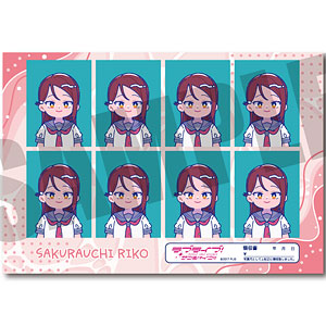 TVアニメ「ラブライブ！サンシャイン！！」 証明写真風ステッカー にゅ～とろ B 桜内梨子