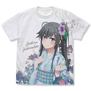 やはり俺の青春ラブコメはまちがっている。完 雪ノ下雪乃 フルグラフィックTシャツ/WHITE-L