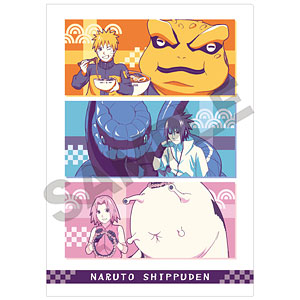 NARUTO theキャラ　サンリオ　カード　 ナルト　サスケ　サクラ　疾風伝 NARUTO＆BORUTO×サンリオ」ナルト＆サスケがキキララと戯れる