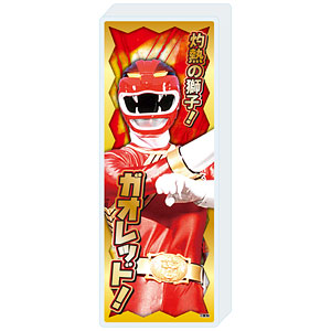 ミニアクリルブロック「百獣戦隊ガオレンジャー」01/ガオレッド(公式イラスト)