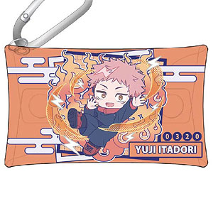 呪術廻戦 第2期 カラビナ付きクリアポーチ 虎杖悠仁 ぱすてるぽっぷ