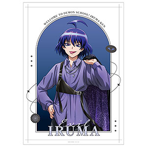 魔入りました！入間くん 描き下ろし 悪入間 ブラックコーデver. A3マット加工ポスター
