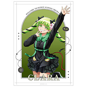 魔入りました！入間くん 描き下ろし ウァラク・クララ ブラックコーデver. A3マット加工ポスター