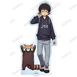 出禁のモグラ 桐原八重子 　真木栗顕 アクリルスタンド 缶バッジ　アクリルカード TVアニメ『出禁のモグラ』 アクリルスタンド 真木栗顕