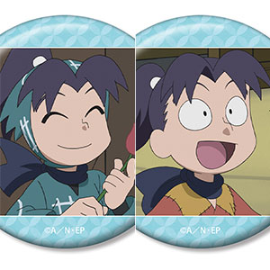 忍たま乱太郎 摂津のきり丸 場面写缶バッジ2個セット