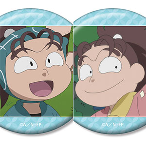 忍たま乱太郎 山村喜三太 場面写缶バッジ2個セット